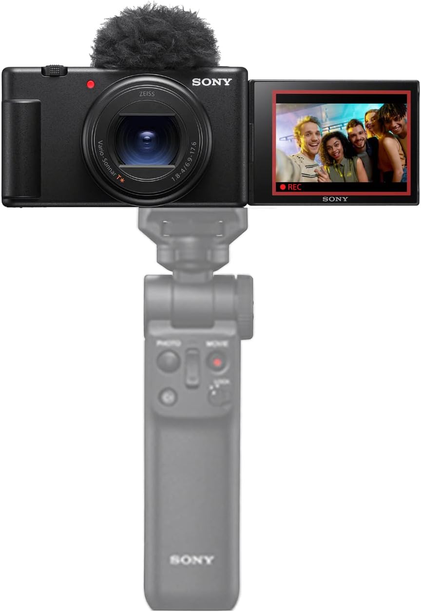 Sony ZV-1M2 Vlog Camera for Content Creators and Vloggers - Black