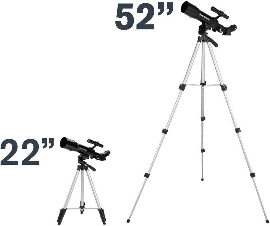 Celestron Travel Scope 70 Portable Telescope, Black