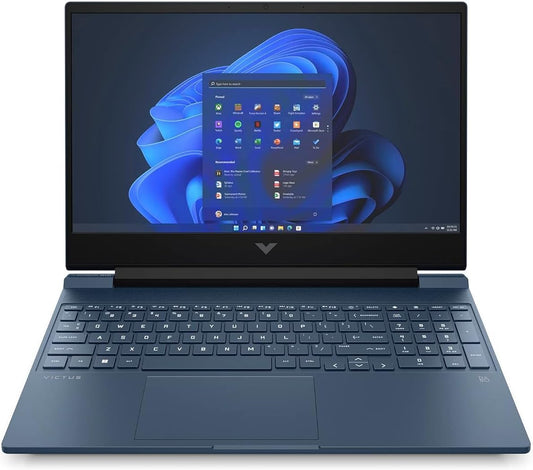 HP Victus Gaming Laptop 15-fa1099ne, 15.6" FHD, 13th Gen Intel® Core™ i5, 8GB RAM, 512GB SSD, 4GB NVIDIA® GeForce RTX™ 2050 Graphics, Windows 11 Home, En -Ar KB, Performance blue - [8H9F6EA]