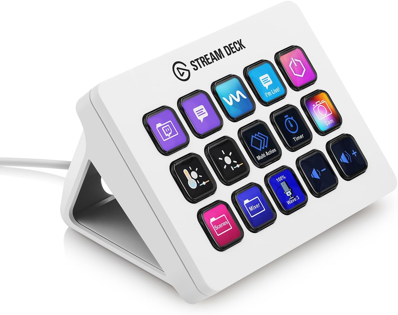 Corsair Elgato Stream Deck XL - Advanced Control With 32 CUStomizable Lcd Keys, For Windows 10 And Macos 10.13