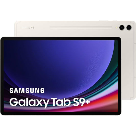 Samsung Galaxy Tab S9+ WiFi Android Tablet, 12GB RAM, 256GB Storage MicroSD Slot, S Pen Included, Beige