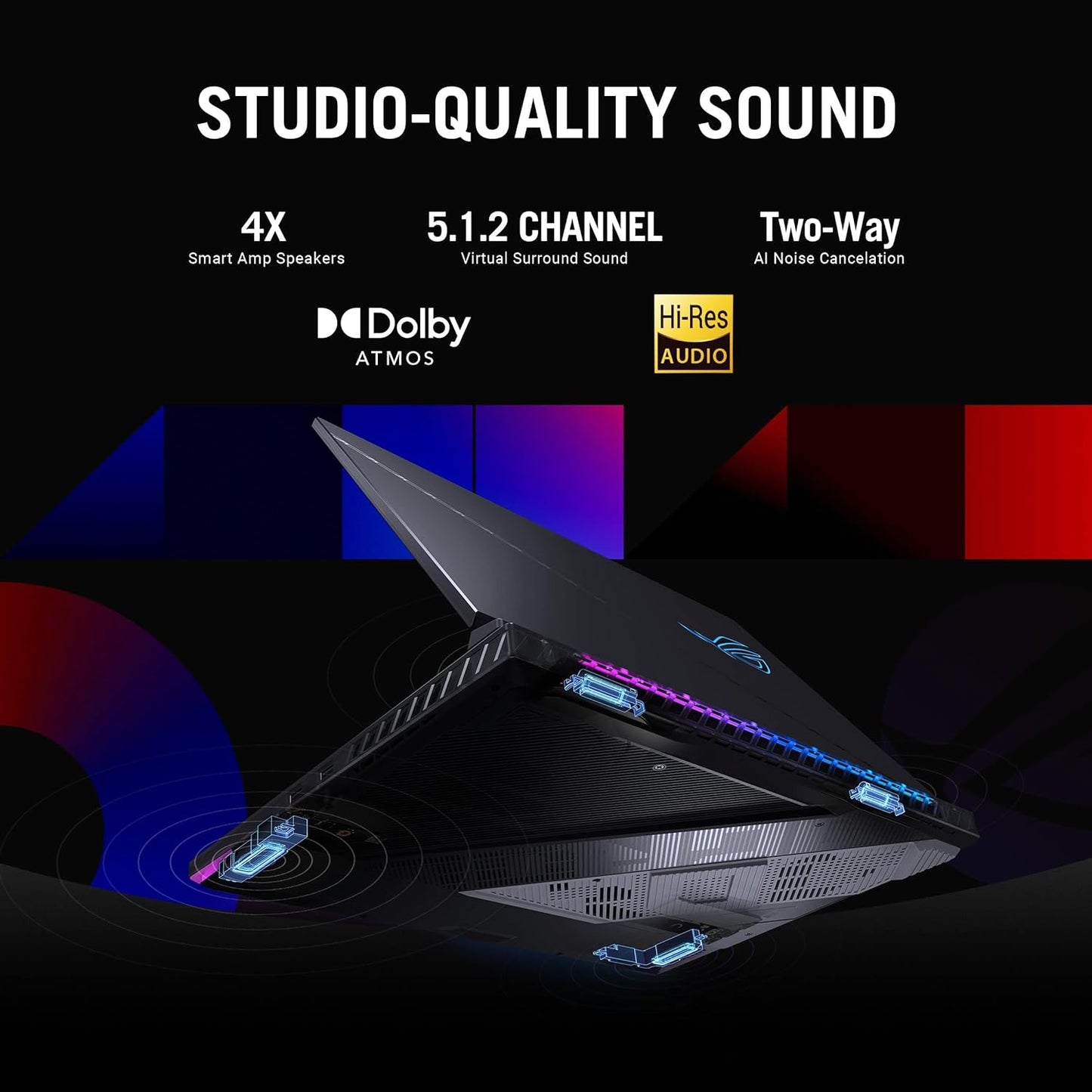 ROG Strix SCAR 16 G634JZ-NM063W Off Black, Gaming Laptop, i9-13980HX, 32GB, 2TB SSD, NV RTX4080, WIN11 HOME, 16 inch QHD+ 16:10 (2560 x 1600, WQXGA) 240Hz, HD Webcam, RGB-Eng-Arb-KB + ROG Backpack.