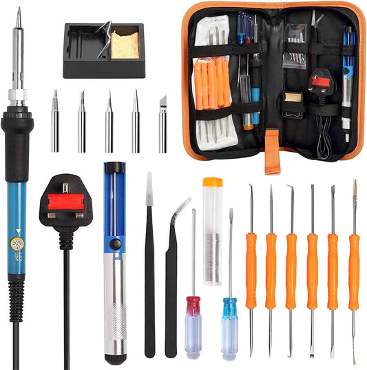 Other Adjustable Temperature 60w Electric Soldering Iron Welding Tool Kit
