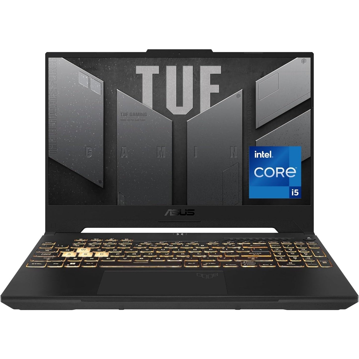 ASUS TUF F15 FX507ZC4-HN083W (Mecha Gray), Gaming Laptop, i5-12500H 16GB 512GB PCIE G3 SSD, NV RTX3050, 4GB Graphics WIN11 HOME, 15.6 inch FHD 16:9 144Hz, HD Webcam, Backlit-RGB-Eng-Arb-KB