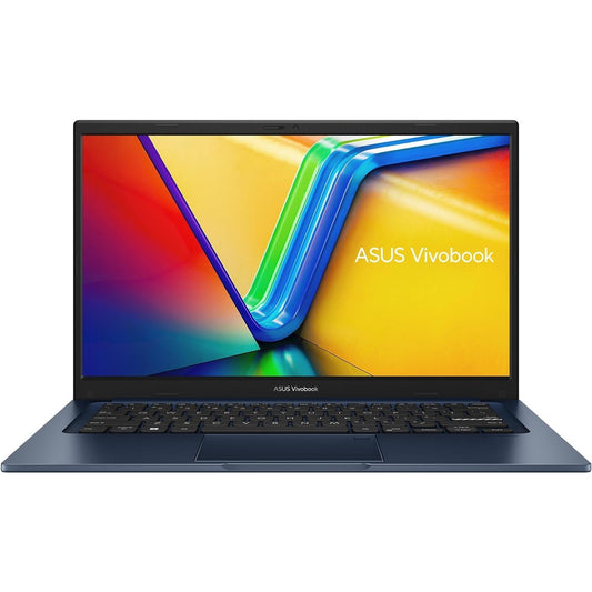 ASUS Vivobook 14 X1404VA-NK114W (Quiet Blue) Slim Laptop, i5-1355U 8GB 512GB PCIE G3 SSD, Intel UMA, WIN11 HOME, 14-inch, HD Webcam, Fingerprint, Backlit-Eng(Upgraded)
