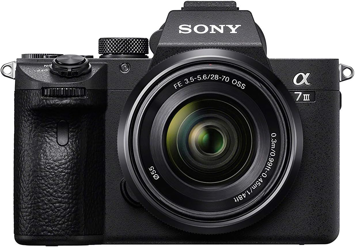 Sony Alpha A7 Iii Full-Frame Professional Camera 35Mm Sensor With Sel2870 Interchangeable Lens, 24.2 Megapixels - Black (Ilce-7M3K)