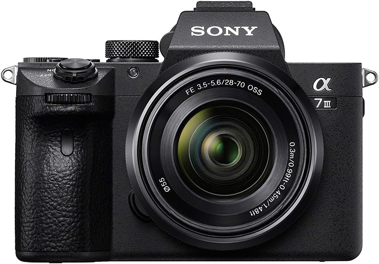 Sony Alpha A7 Iii Full-Frame Professional Camera 35Mm Sensor With Sel2870 Interchangeable Lens, 24.2 Megapixels - Black (Ilce-7M3K)