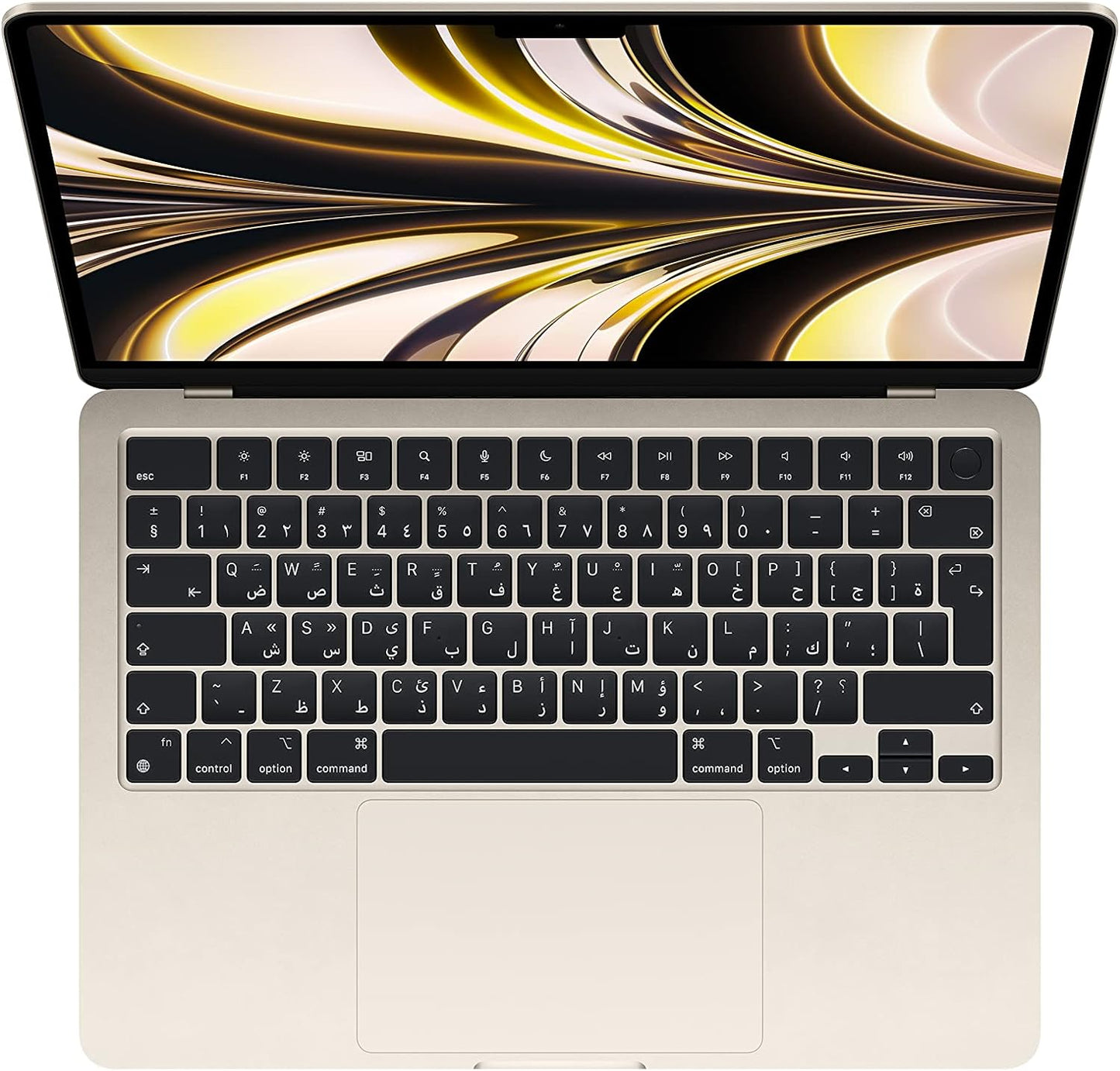 Apple 2022 MacBook Air laptop with M2 chip: 13.6-inch Liquid Retina display, 8GB RAM, 256GB SSD storage, 1080p FaceTime HD camera. Works with iPhone and iPad; Midnight; English
