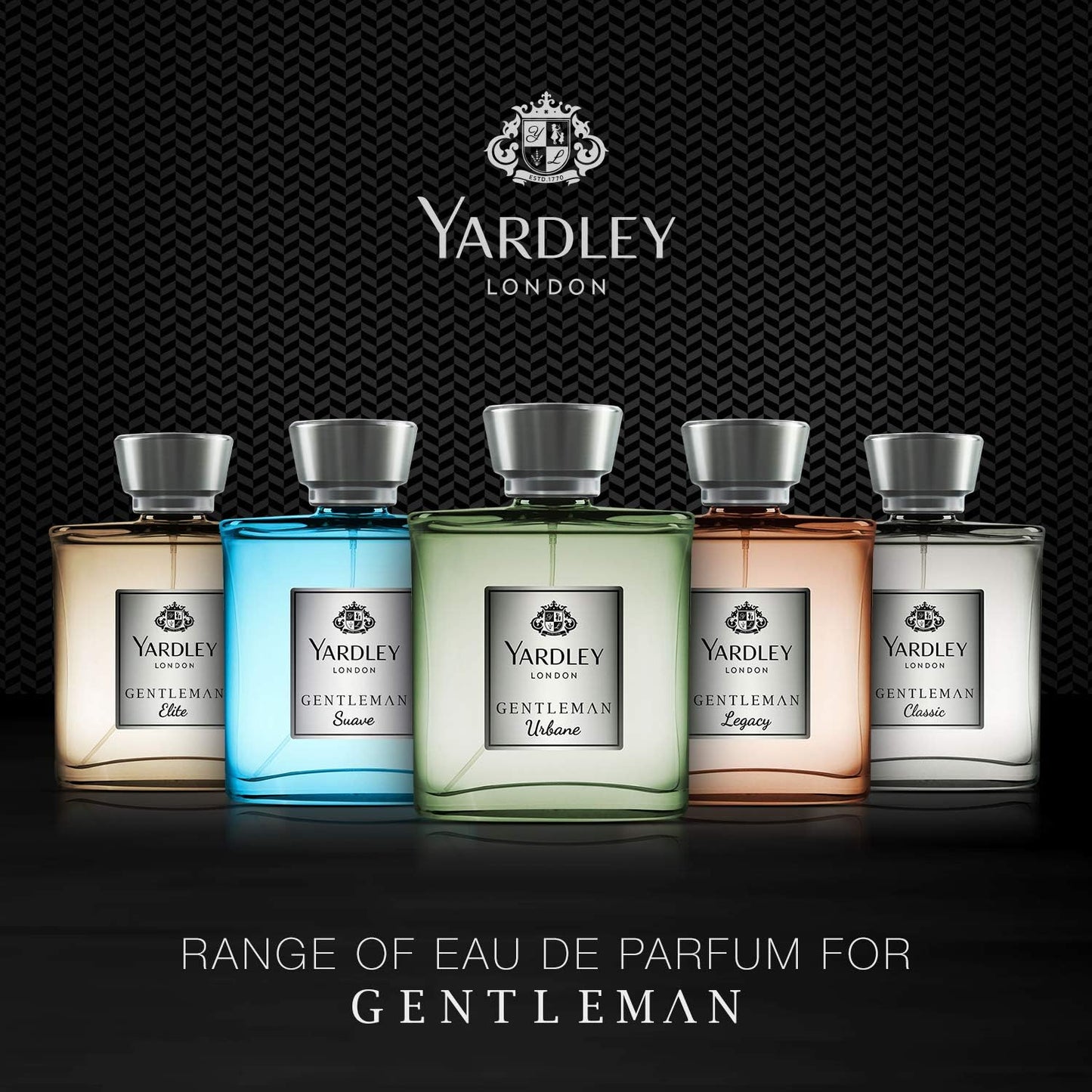 Yardley Gentleman Legacy Perfumed Gift Set, Charismatic Masculine Fragrance With Oriental Woody Notes, Eau De Parfum 100 ml + Body Spray 150 ml